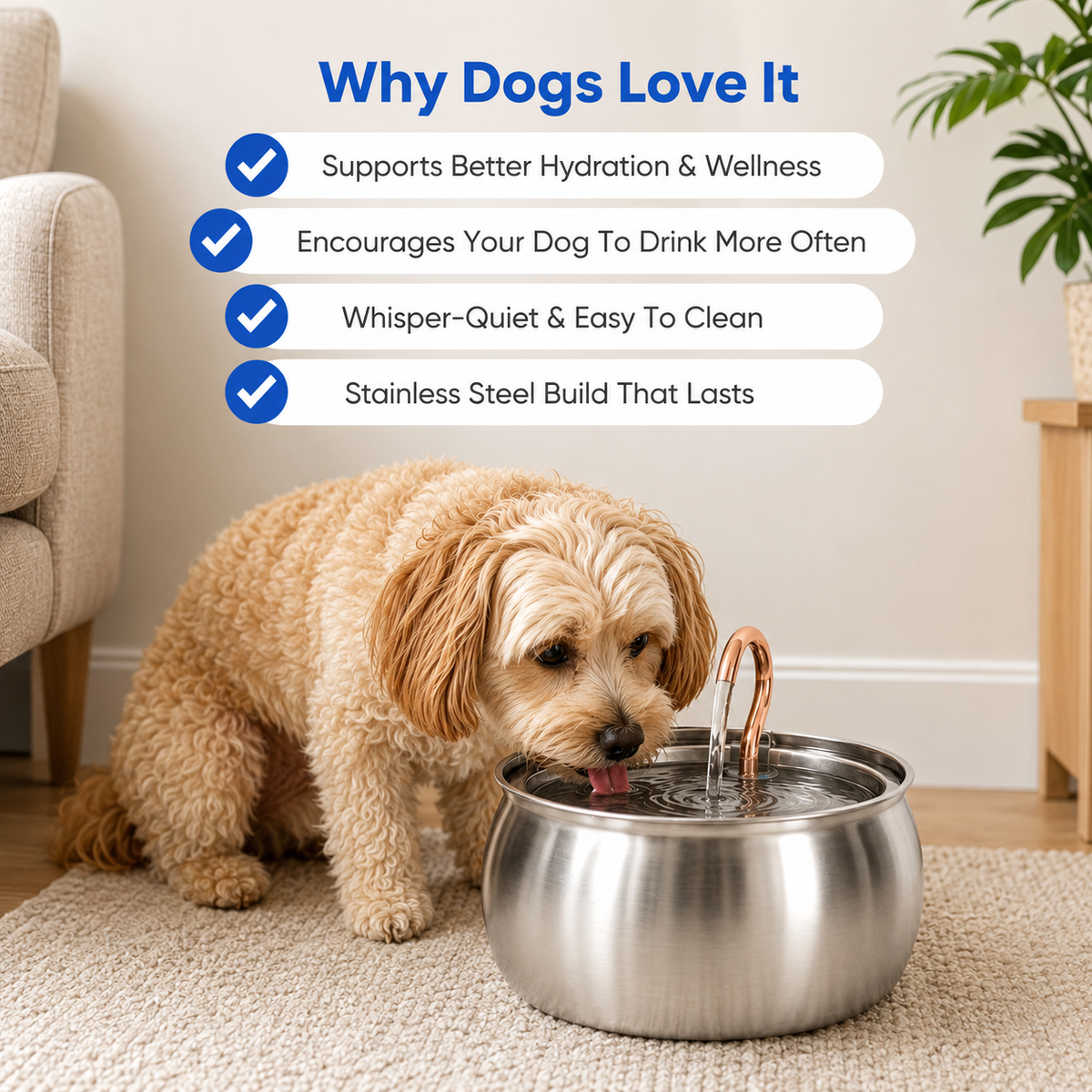 Wagwells™- Dog water fountain